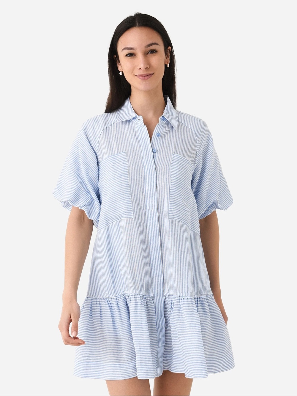 Jonathan Simkai Crissy Linen Shirting Dress